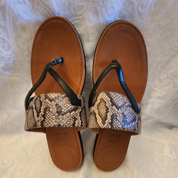 FITLOP SIZE 8 DELTA TOE THONG SANDAL - Picture 1 of 4